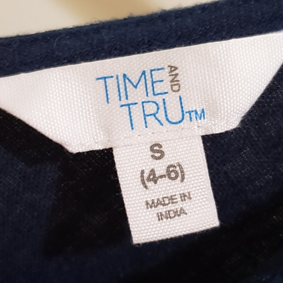 Blue linen sleeveless jumpsuit -Size S (4-6) - Picture 4 of 6